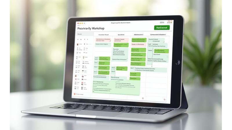 A digital calendar displaying various conservation workshops scheduled throughout the year.